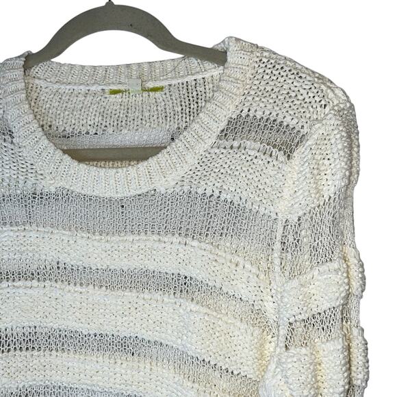 Gianni Bini Ivory Knit “Snell” Sweater w/ Stripes, Size M, NWT! - Picture 2 of 3